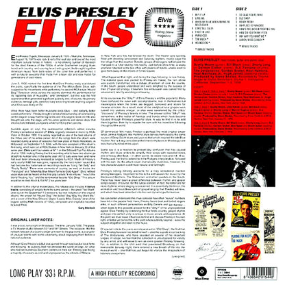 Elvis Presley - Elvis (incl. mp3) (180g) [New Vinyl Record LP]