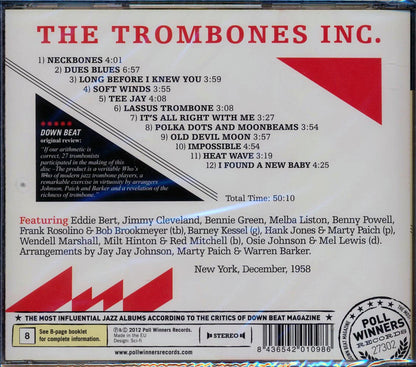 Bob Brookmeyer, Jimmy Cleveland, Frank Rosolino - The Trombones Inc. [New CD]