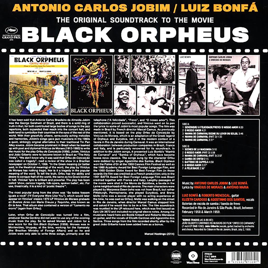 Antonio Carlos Jobim, Luiz Bonfa - Black Orpheus: Original Soundtrack (180g) [New Vinyl Record LP]