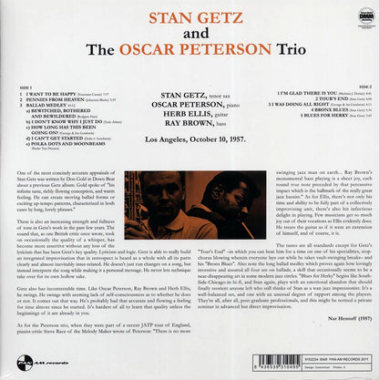 Stan Getz & Oscar Peterson Trio - Stan Getz & Oscar Peterson Trio (ltd. ed.) (180g) [New Vinyl Record LP]