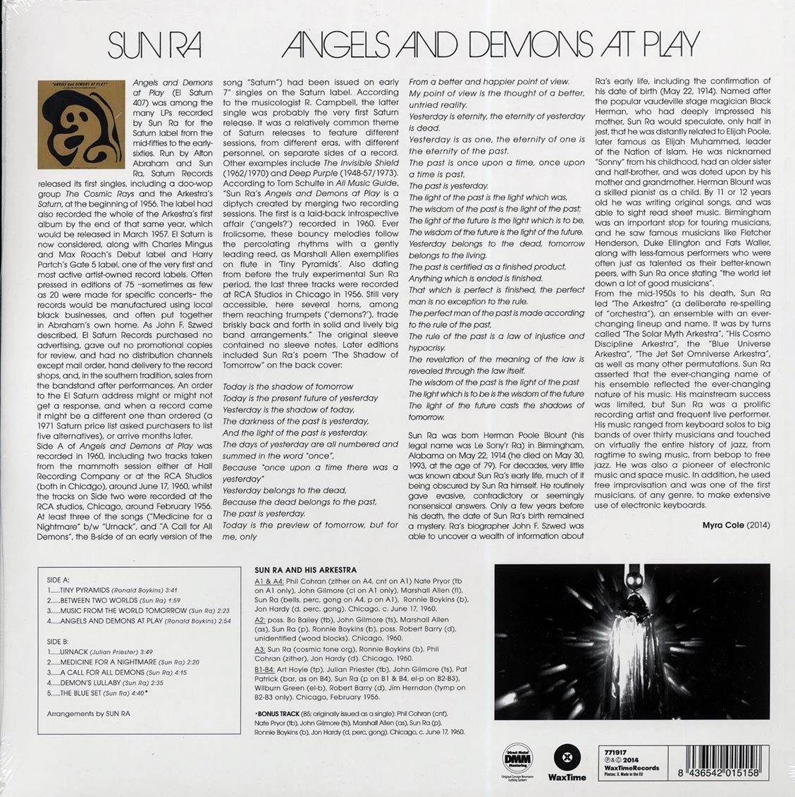Sun Ra - Angels And Demons At Play (+bonus track) (ltd. ed.) (180g) [New Vinyl Record LP]