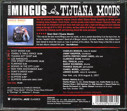 Charles Mingus - Tijuana Moods [New CD]