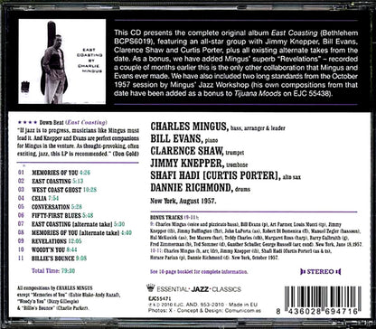 Charles Mingus - East Coasting [New CD]