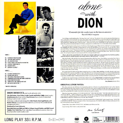 Dion - Alone With Dion (incl. mp3) (180g) [New Vinyl Record LP]