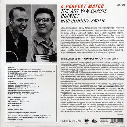 Art Van Damme Quintet - A Perfect Match (ltd. ed.) (180g) [New Vinyl LP]