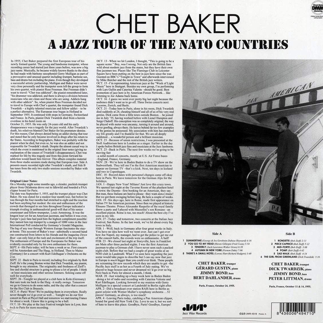 Chet Baker - Chet Baker In Europe: A Jazz Tour Of The Nato Countries (ltd. ed.) (180g) (remastered) [New Vinyl LP]