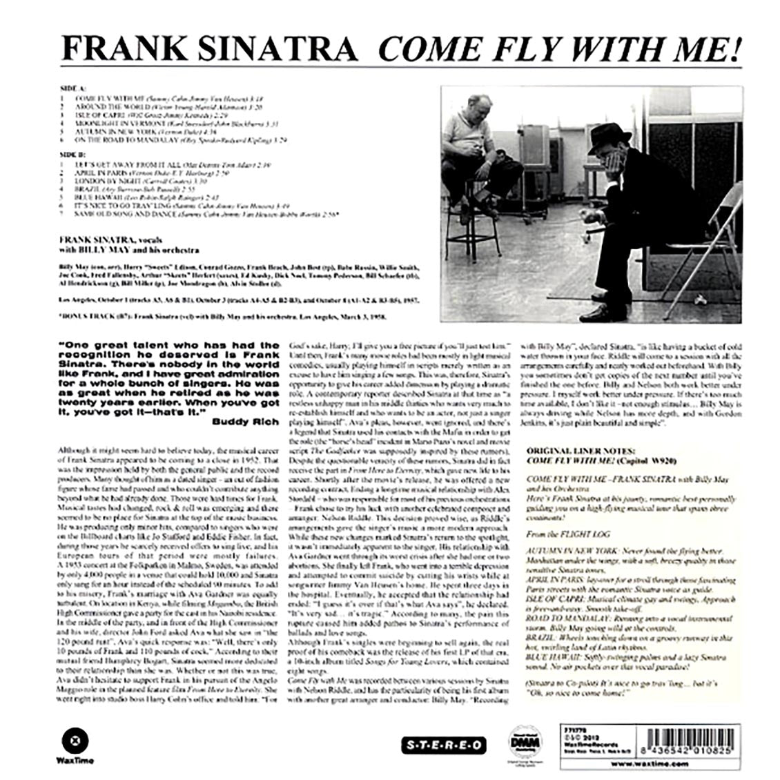 Frank Sinatra - Come Fly With Me! [New Vinyl Record LP]