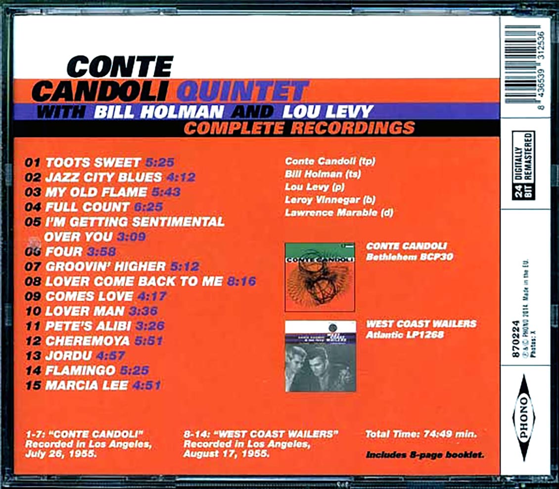 Conte Candoli Quartet - Complete Recordings [New CD]