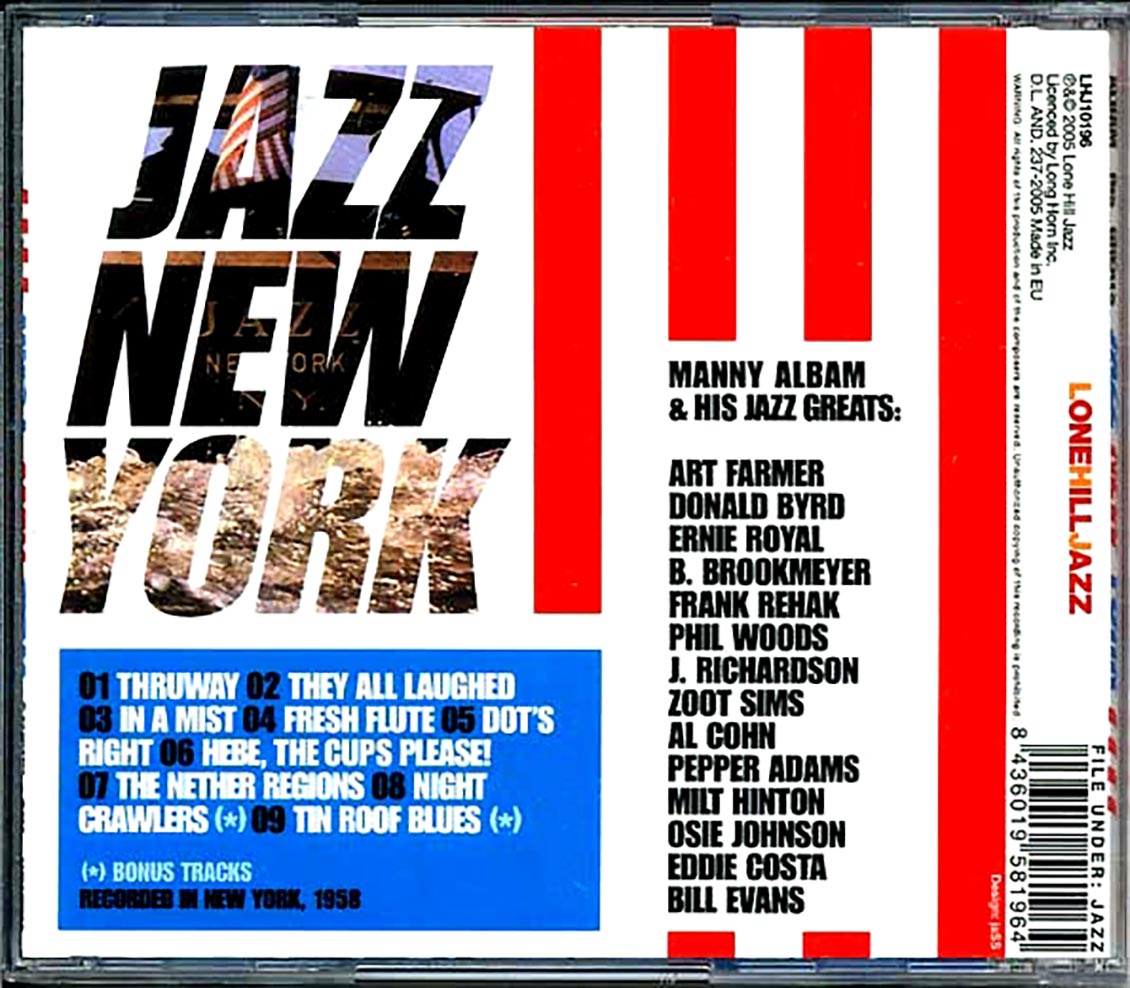 Manny Albam & His Jazz Greats - Jazz New York [New CD]