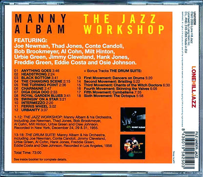 Manny Albam - The Jazz Workshop [New CD]