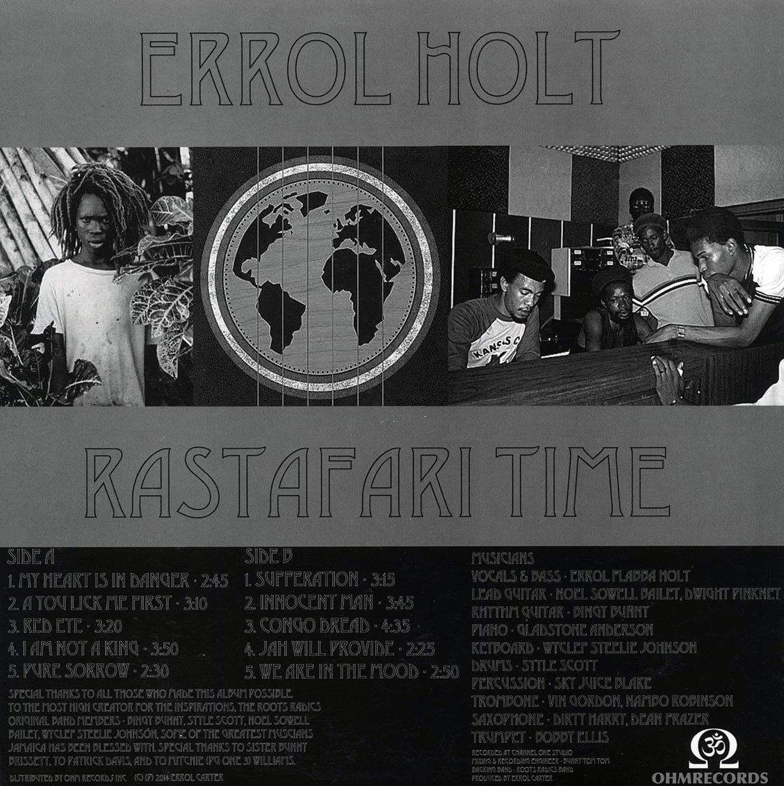 Errol Flabba Holt - Rastafari Time [New Vinyl Record LP]