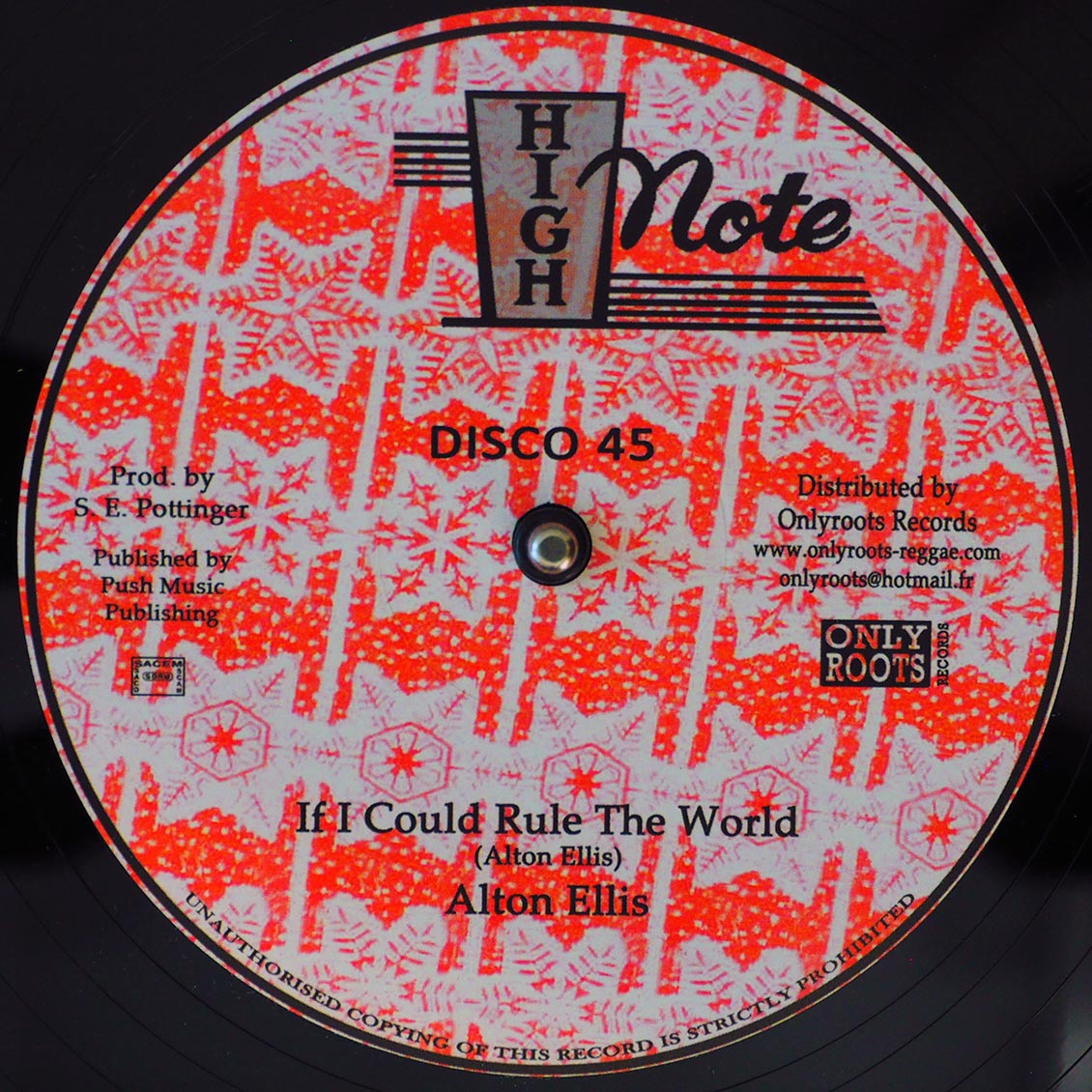 Alton Ellis - If I Could Rule The World  /  Soul Syndicate - Lava [New Vinyl Record 12" Single]