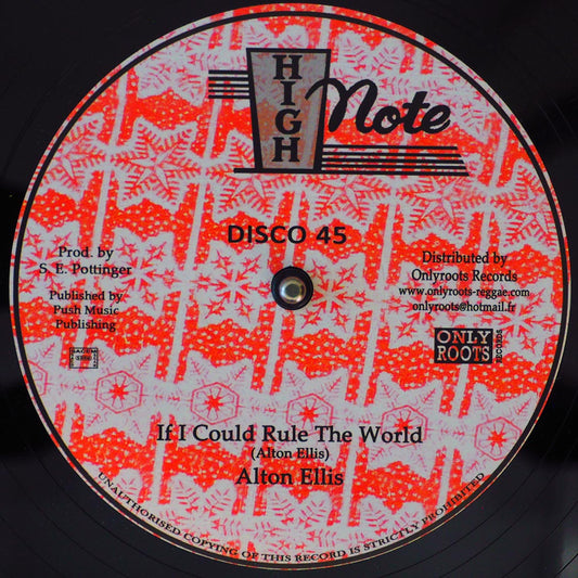 Alton Ellis - If I Could Rule The World  /  Soul Syndicate - Lava [New Vinyl Record 12" Single]
