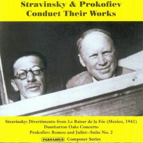 Igor Stravinsky - Stravinsky & Prokofiev Conduct Their Works Music CD