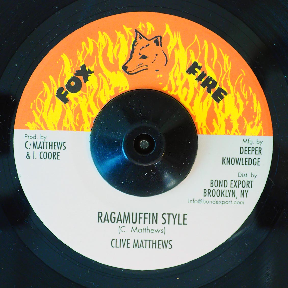 Clive Matthews - Ragamuffin Style  /  Version [New] [New Vinyl 7"]