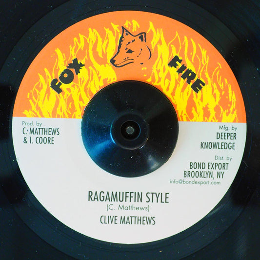 Clive Matthews - Ragamuffin Style  /  Version [New] [New Vinyl 7"]