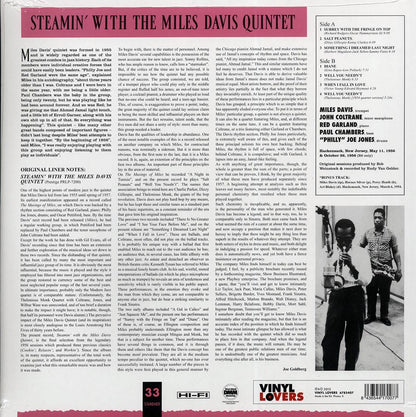 Miles Davis Quintet - Steamin' With Miles Davis Quintet (ltd. ed.) (incl. mp3) (180g) [New Vinyl Record LP]