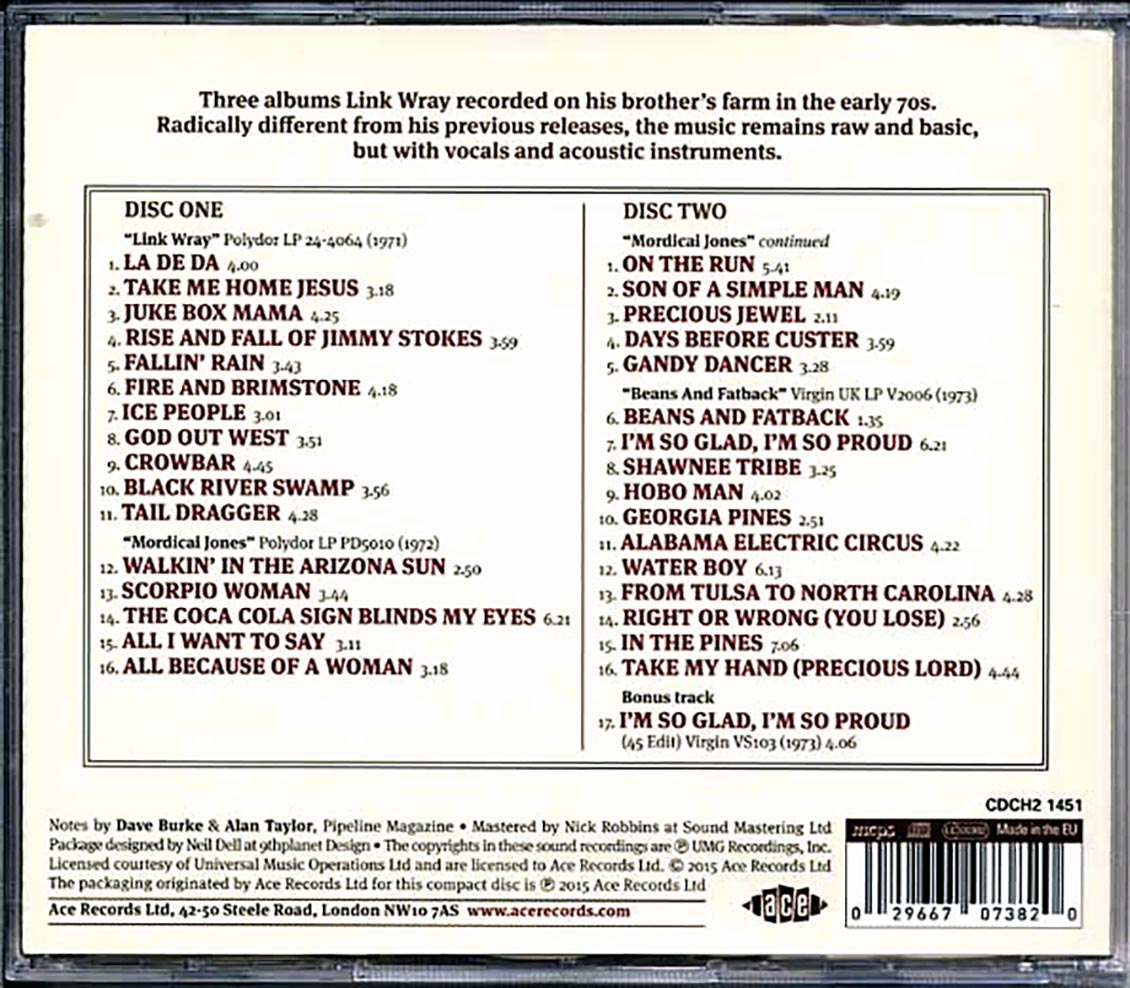 Link Wray - 3-Track Shack (33 tracks) (2xCD) [New CD]