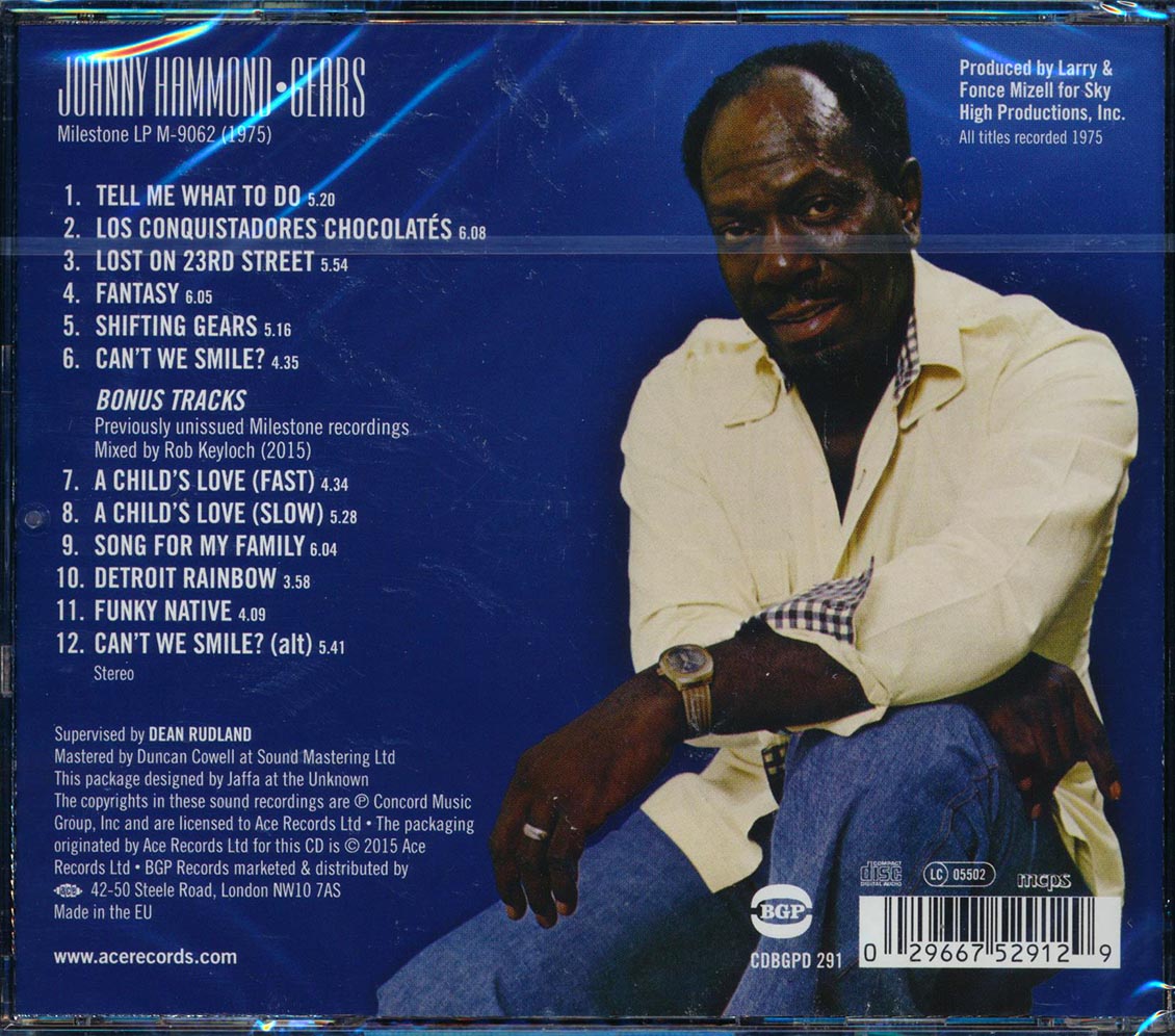 Johnny Hammond - Gears [New CD]