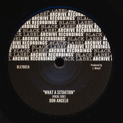Don Angelo - What A Situation  /  Black Roots Players - Version [New Vinyl 7"]
