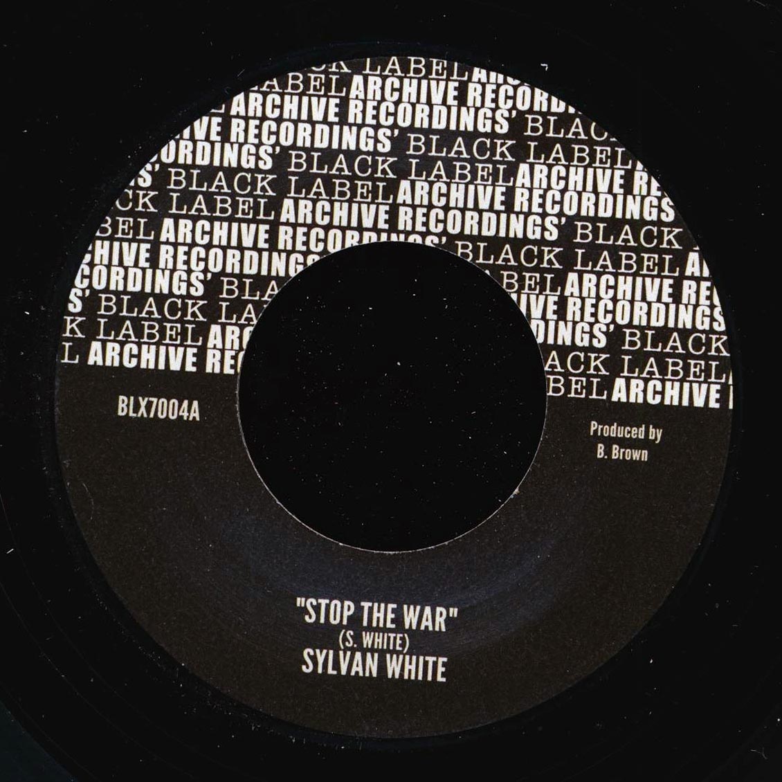 Sylvan White - Stop The War  /  Soul Syndicate - Version (UK press) [New Vinyl Record 7" Single]