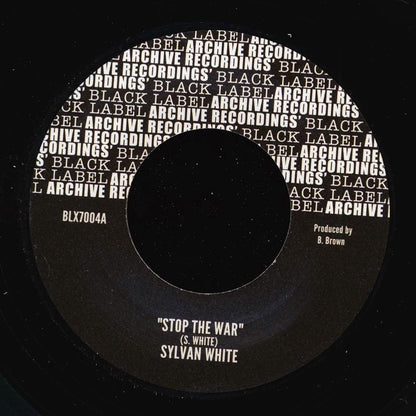 Sylvan White - Stop The War  /  Soul Syndicate - Version (UK press) [New Vinyl 7"]