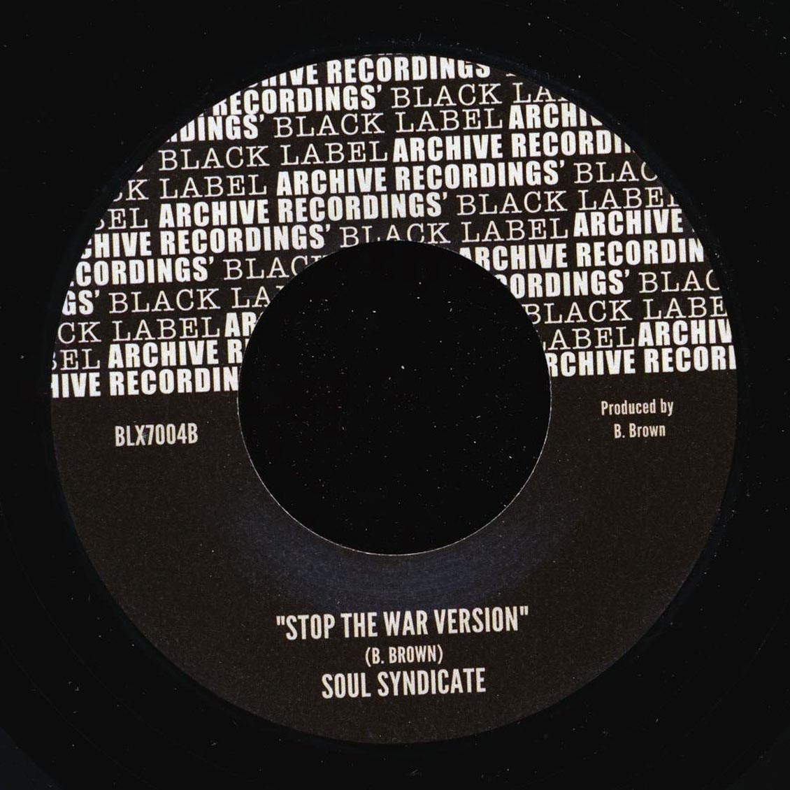 Sylvan White - Stop The War  /  Soul Syndicate - Version (UK press) [New Vinyl 7"]