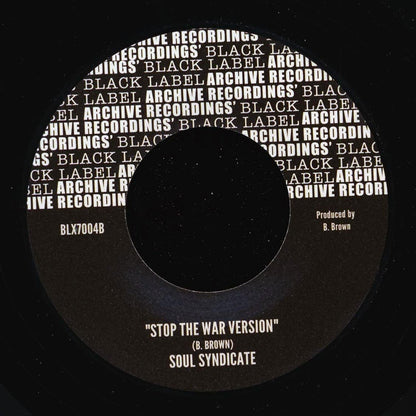 Sylvan White - Stop The War  /  Soul Syndicate - Version (UK press) [New Vinyl 7"]
