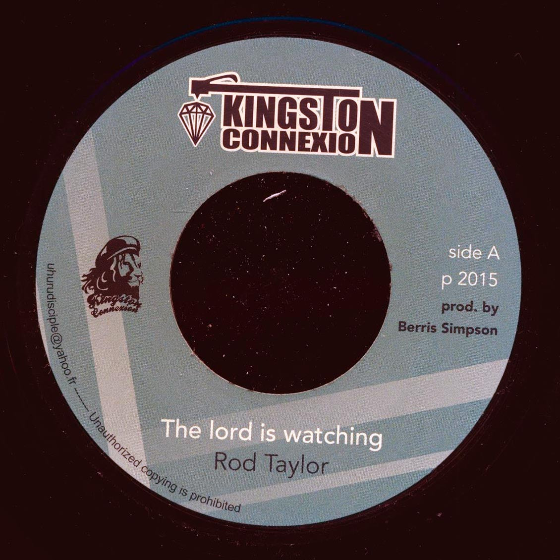 Rod Taylor - The Lord Is Watching  /  Dub Plate Mix (France press) [New] [New Vinyl 7"]