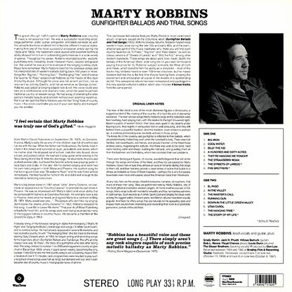 Marty Robbins - Gunfighter Ballads And Trail Songs (+4 bonus tracks) (ltd. ed.) (180g) [New Vinyl Record LP]