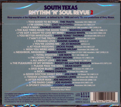 Ronnie Milsap, The Traits, Lee Maye, Etc. - South Texas Rhythm 'N' Soul Revue 2: From The Vaults Of Crazy Cajun Records (24 tracks) [New CD]
