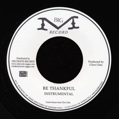 Donovan Carless - Be Thankful  /  Version (France press) [New Vinyl 7"]