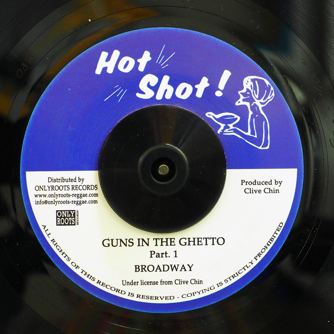 Broadway (Abe Rodway) - Guns In The Ghetto  /  Randy's All Stars - Guns In The Ghetto Part 2 (France press) [New Vinyl Record 7" Single]