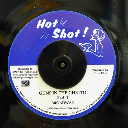 Broadway (Abe Rodway) - Guns In The Ghetto  /  Randy's All Stars - Guns In The Ghetto Part 2 (France press) [New Vinyl 7"]