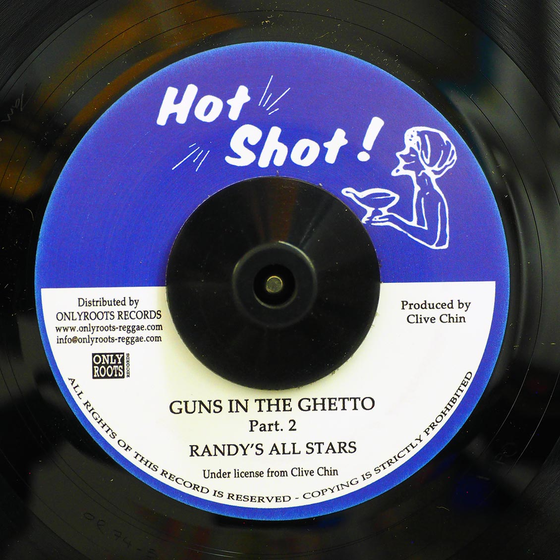 Broadway (Abe Rodway) - Guns In The Ghetto  /  Randy's All Stars - Guns In The Ghetto Part 2 (France press) [New Vinyl 7"]