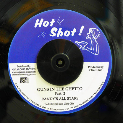Broadway (Abe Rodway) - Guns In The Ghetto  /  Randy's All Stars - Guns In The Ghetto Part 2 (France press) [New Vinyl 7"]
