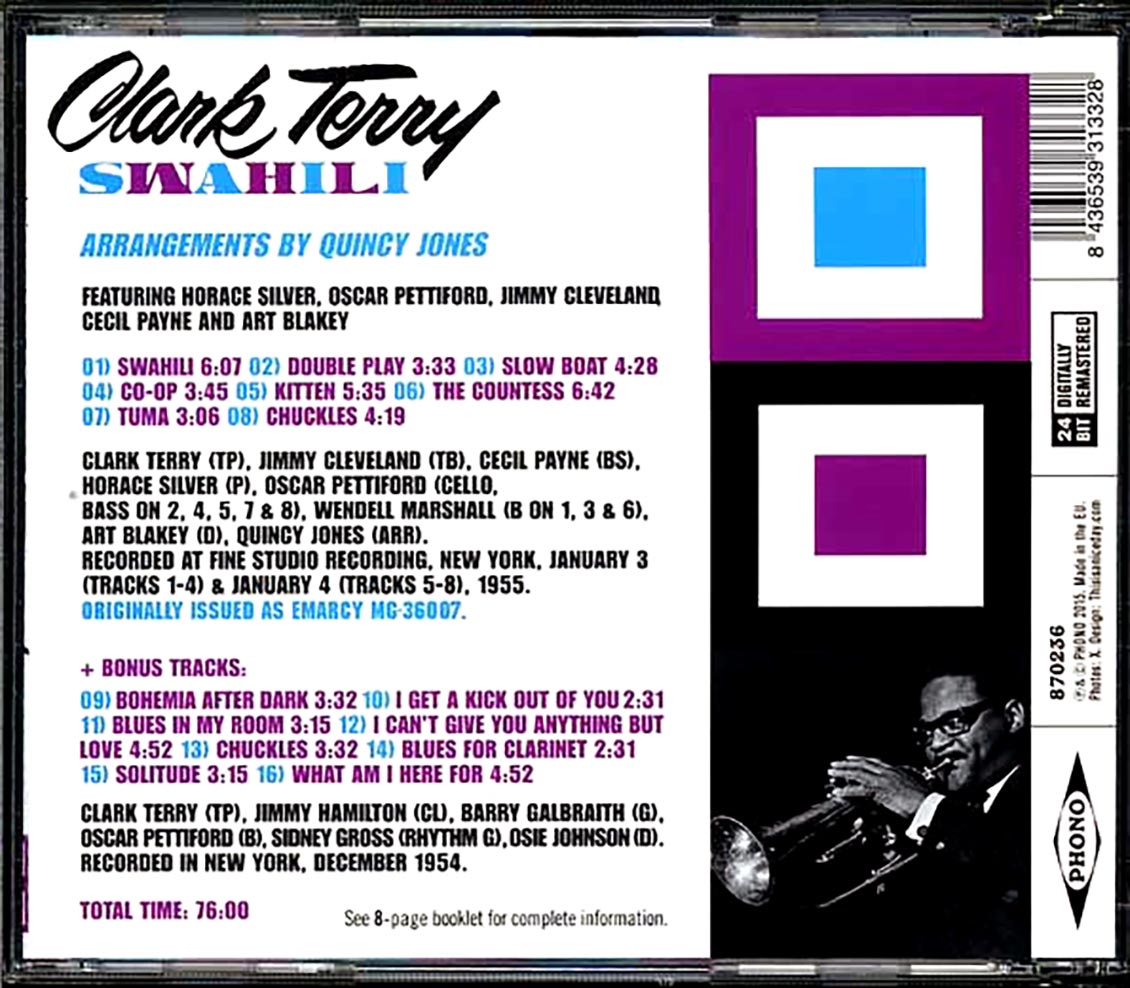 Clark Terry - Swahili (incl. large booklet) (remastered) [New CD]