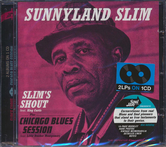 Sunnyland Slim - Slim's Shout + Chicago Blues Session (22 tracks) (incl. large booklet) (remastered) [New CD]