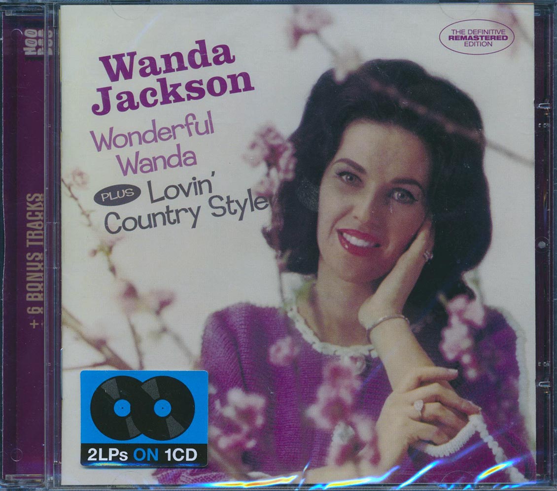 Wanda Jackson - Wonderful Wanda + Lovin' Country Style (incl. large booklet) (remastered) [New CD]