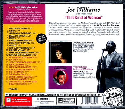 Joe Williams - That Kind Of Woman + Sentimental & Melancholy (incl. large booklet) (remastered) [New CD]