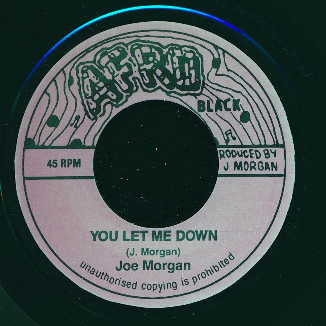 Joe Morgan - You Let Me Down [New Vinyl Record 7" Single]