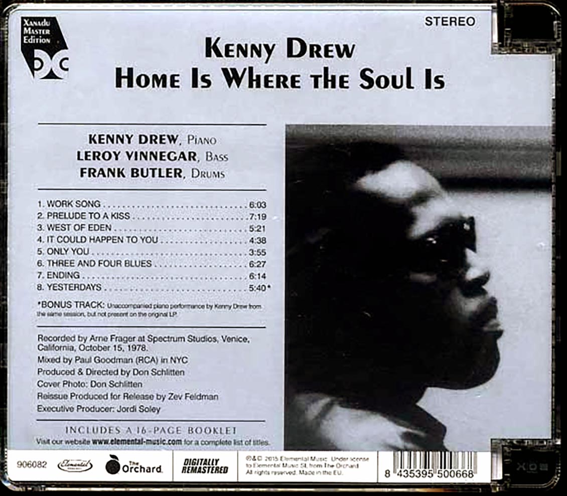 Kenny Drew - Home Is Where The Soul Is (incl. large booklet) (remastered) [New CD]