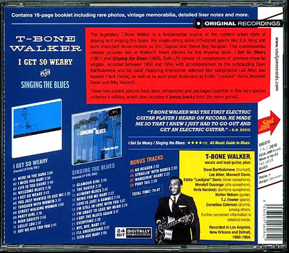 T-Bone Walker - I Get So Weary + Singing The Blues (incl. large booklet) (remastered) [New CD]