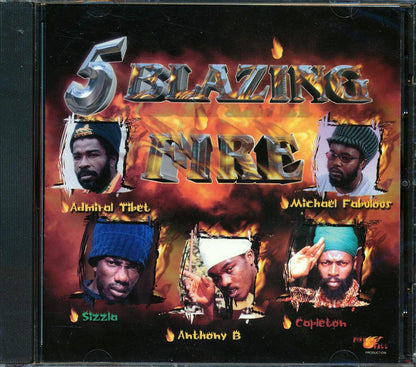 Sizzla, Capleton, Anthony B, etc. - 5 Blazing Fire [New] [New CD]