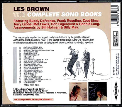 Les Brown - The Complete Song Books (incl. large booklet) (remastered) [New CD]