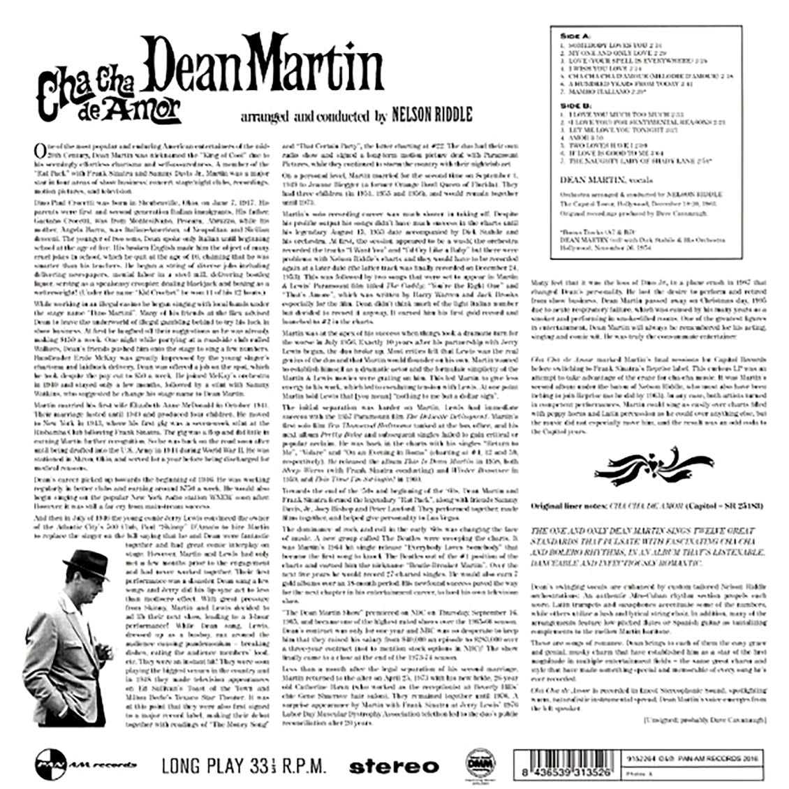 Dean Martin - Cha Cha De Amor (ltd. ed.) (180g) [New Vinyl LP]