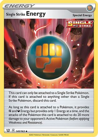 Single Strike Energy 141/163 - SWSH05 Battle Styles
