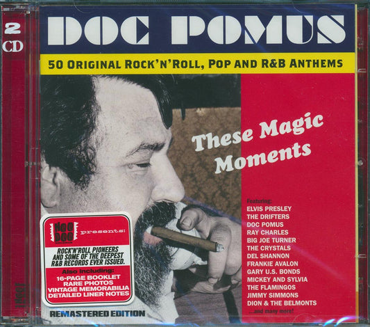 Doc Pomus - These Magic Moments: 50 Original Rock 'N' Roll, Pop And R & B Anthems (2xCD) (incl. large booklet) [New CD]