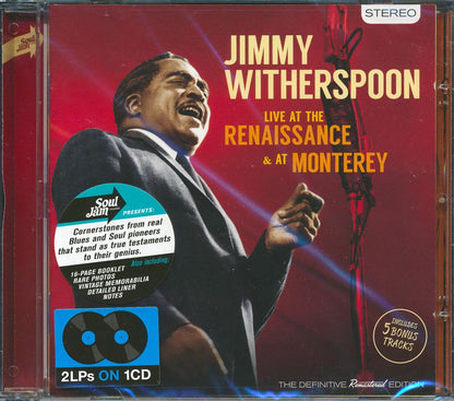 Jimmy Witherspoon - Live At The Renaissance & At Monterey (20 tracks) (2xCD) (incl. large booklet) (remastered) (expanded edition) [New CD]