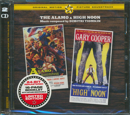 Dimitri Tiomkin - The Alamo + High Noon Original Soundtrack (ltd. ed.) (2xCD) (incl. large booklet) (remastered) [New CD]